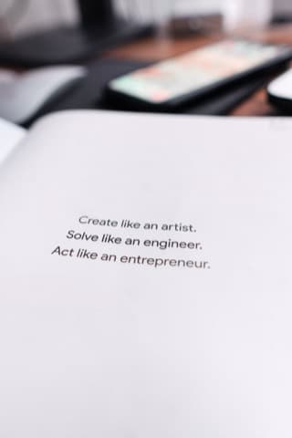 A quote captured in a notebook, saved by Theo R.